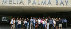 25 jóvenes UIB – Doble titulación: Grado de Administración de Empresas y Grado de Turismo visitan el hotel Melià Palma Bay – Palacio de Congresos