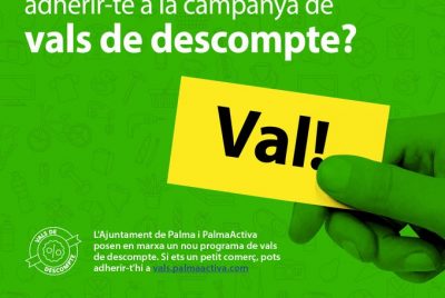 234 establiments ja s’han adherit a la campanya de vals de descompte de PalmaActiva