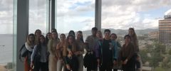 Día 11/11/2022. 15 alumnos del 2º curso CFGS Asistencia cia a la Dirección del IES Ses Estacions, visitan el Palau de Congressos
