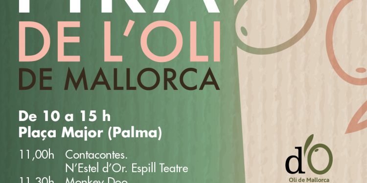 PalmaActiva apoya la Fira de l’Oli de Mallorca, que tendrá lugar el sábado 4 de mayo en la plaza Major