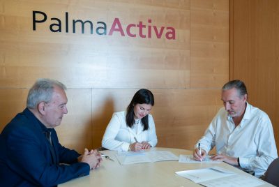 PalmaActiva firma un acuerdo de colaboración con la empresa Brillosa