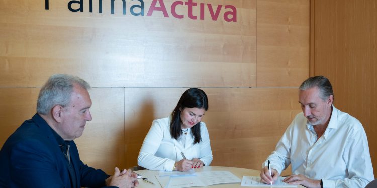 PalmaActiva firma un acuerdo de colaboración con la empresa Brillosa