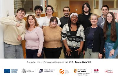 PalmaActiva posa en marxa tres projectes mixts del SOIB que donen formació i ocupació a 30 persones